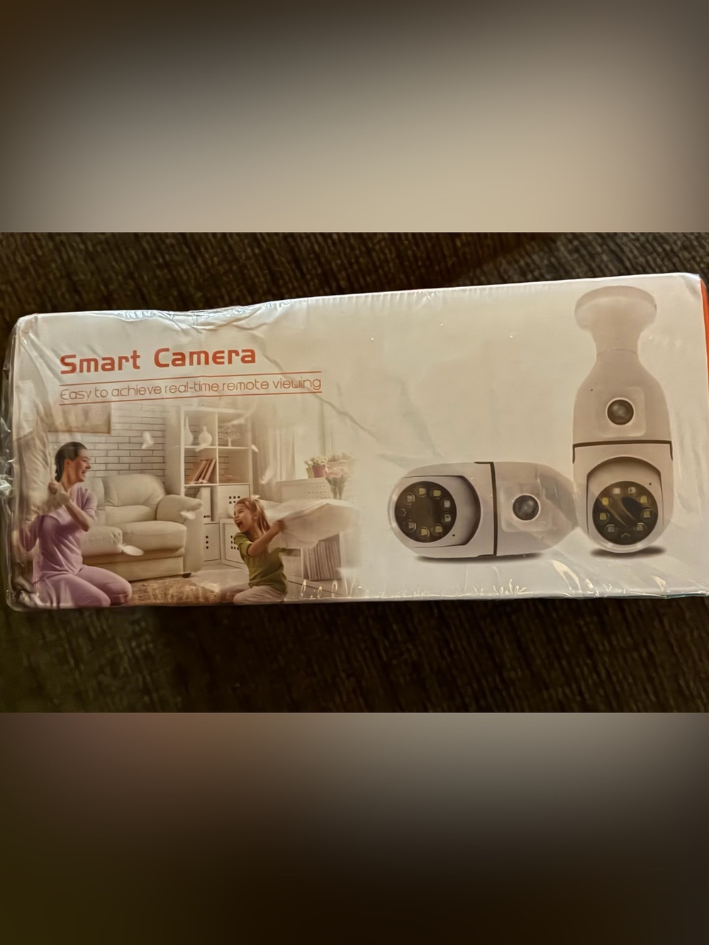 Light Bulb Security Camera with Night Vision -Indoor or Outdoor- Remote Viewing
